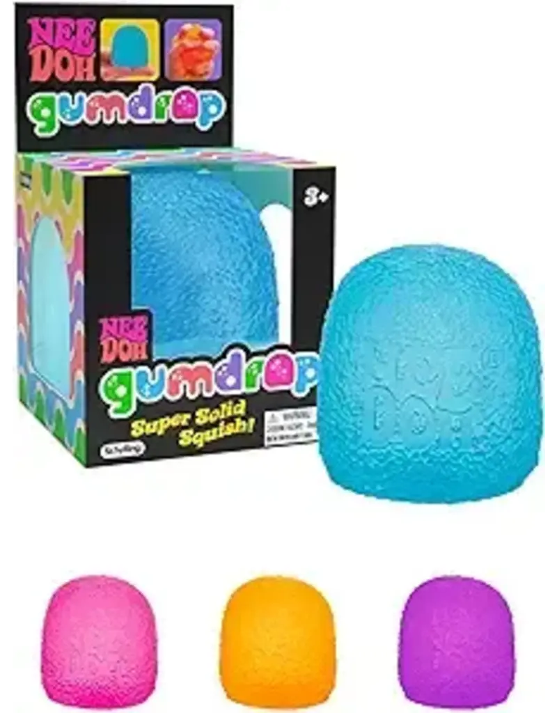 Nee-Doh Fidget Nee Doh Gum Drop (Assorted Colors: Sold Individually)