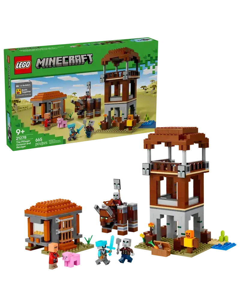 LEGO LEGO Minecraft - The Pillager Outpost and Ravager