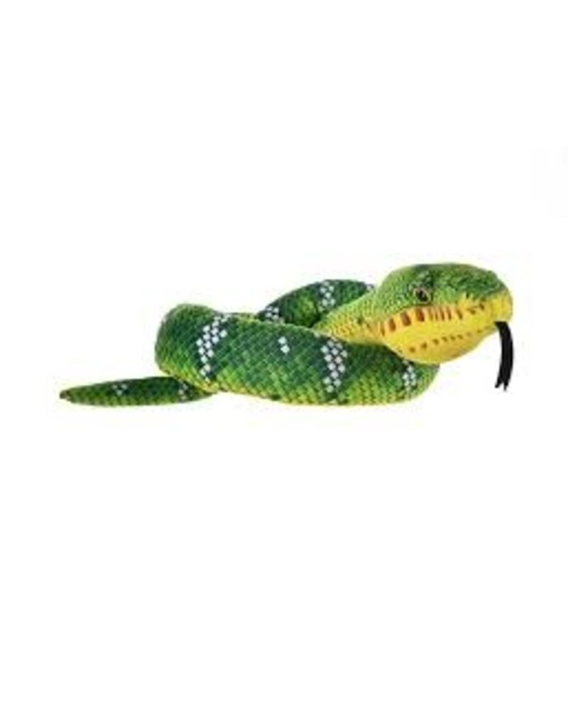 Wild Republic Plush Snake Emerald Tree Boa (54")