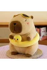 Showcase Plush Capybara with a duck Floaty