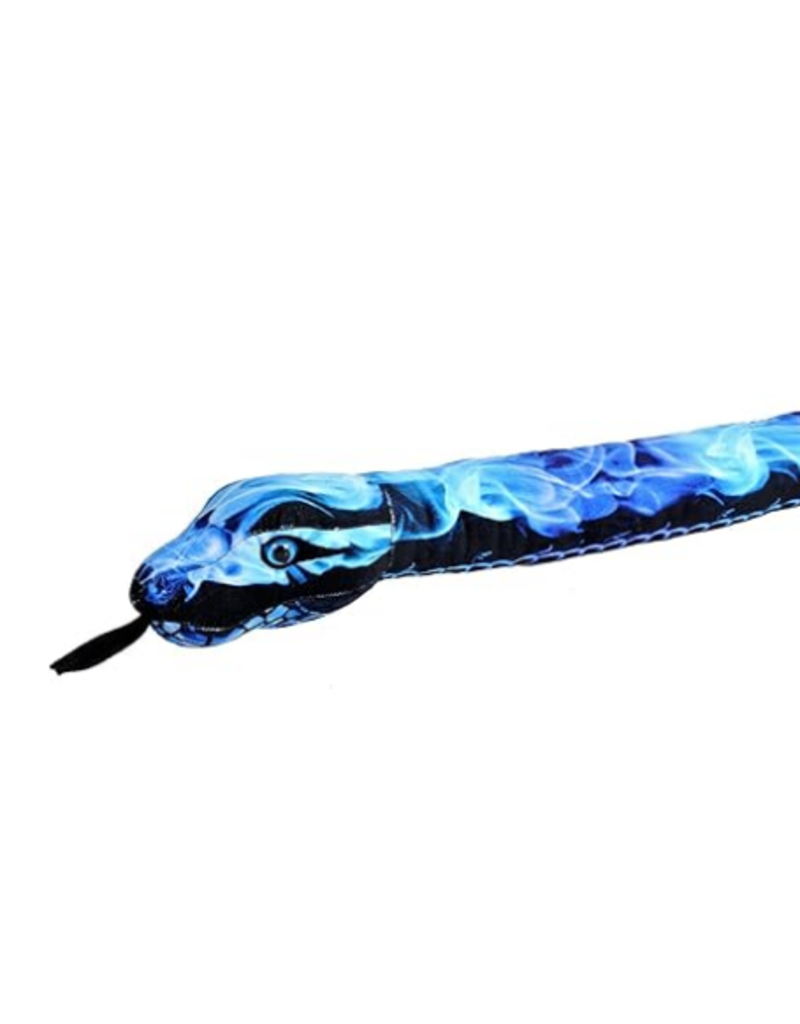 Wild Republic Plush Snake Flame Blue (54")