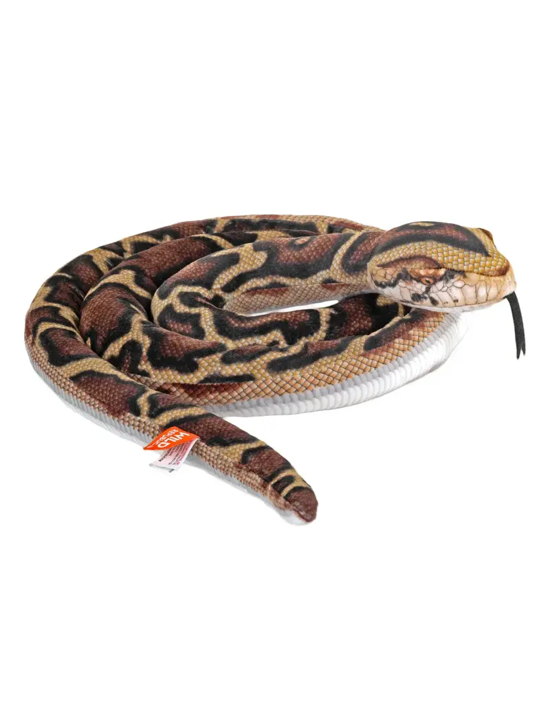 Wild Republic Plush Snake - Living  Burmese Python (60")