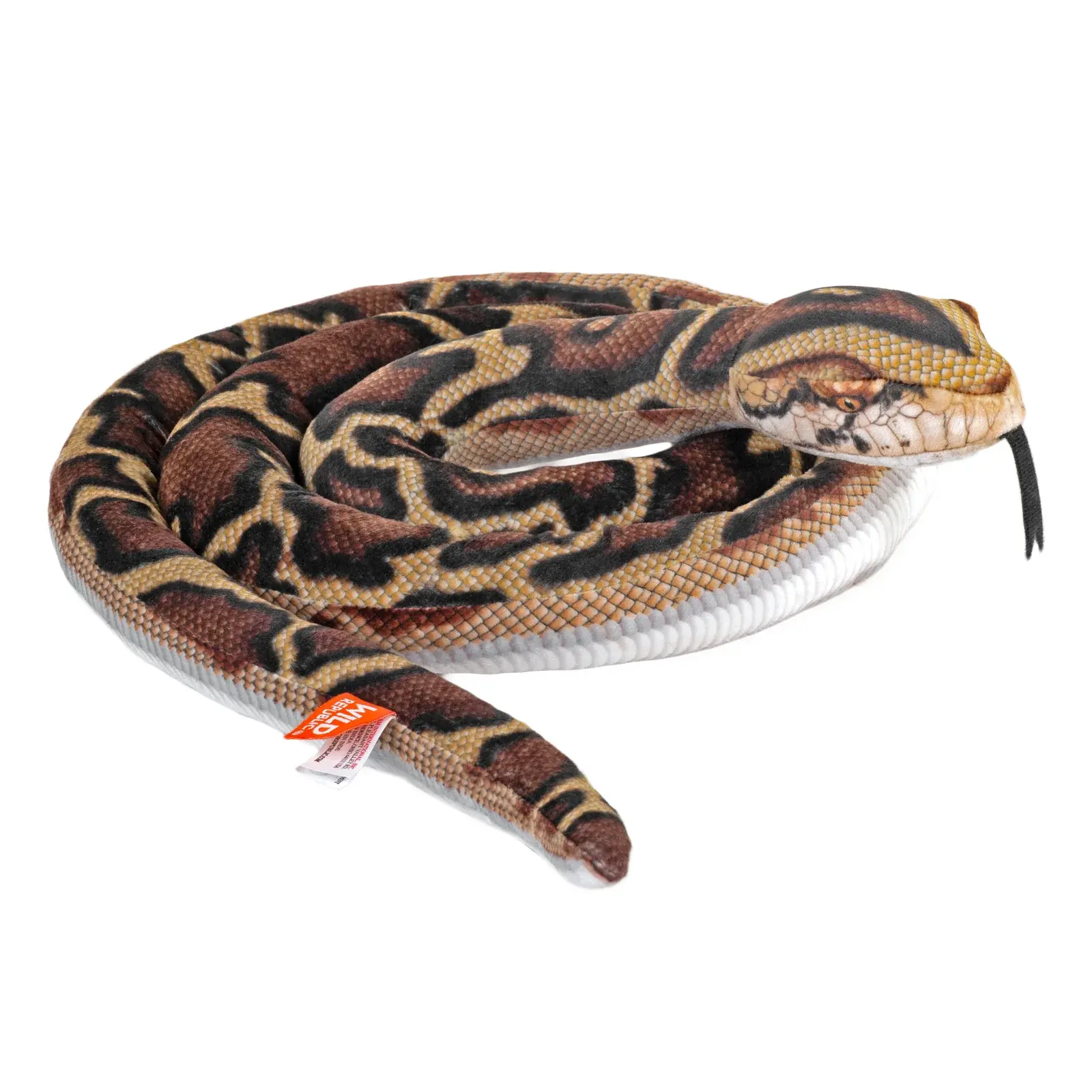 Wild Republic Plush Snake Living Burmese Python (60