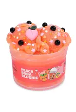 Peachybbies Slime Peach Boba Slushie Slime