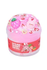 Peachybbies Slime Straw-Bunny Swirl Slime
