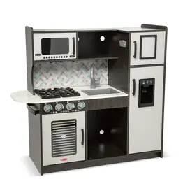 Melissa & Doug Pretend Food Wooden Chef's Kitchen - Charcoal