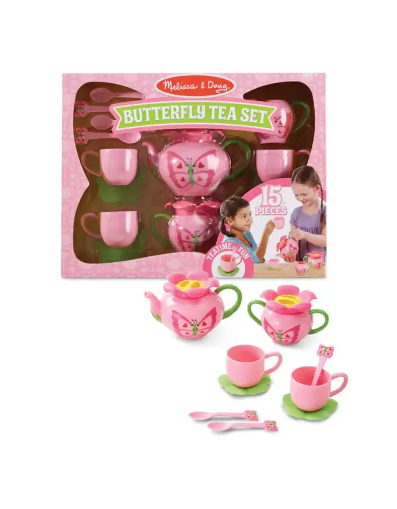 Melissa & Doug Pretend Food Bella Butterfly Tea Set