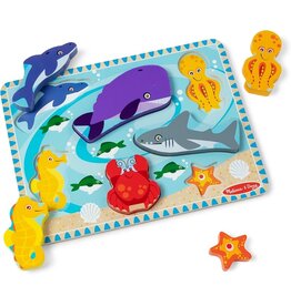 Melissa & Doug Chunky Puzzle Sea Creatures