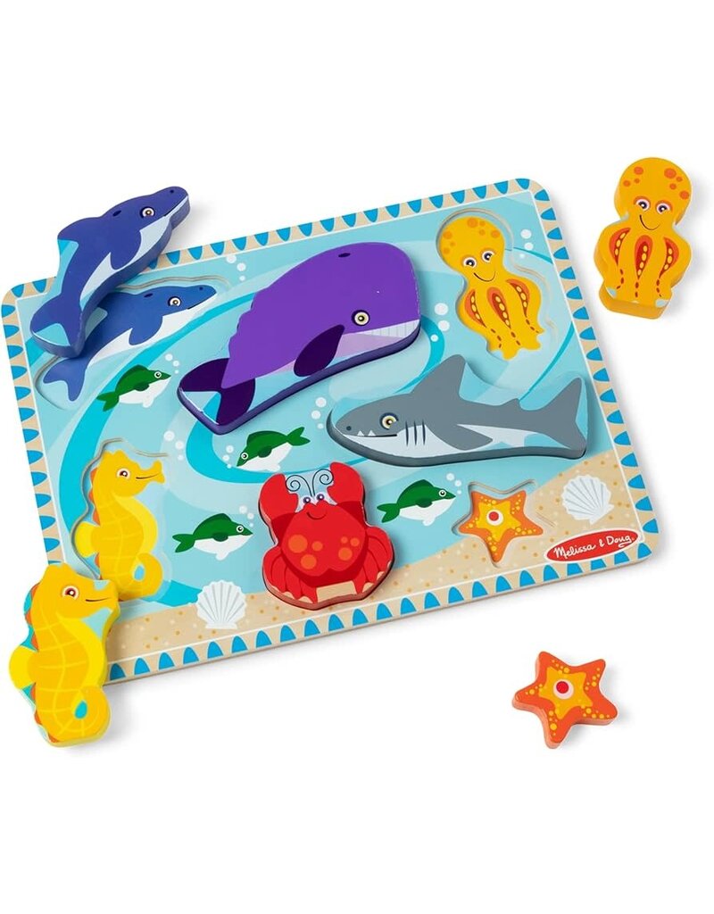 Melissa & Doug Chunky Puzzle Sea Creatures