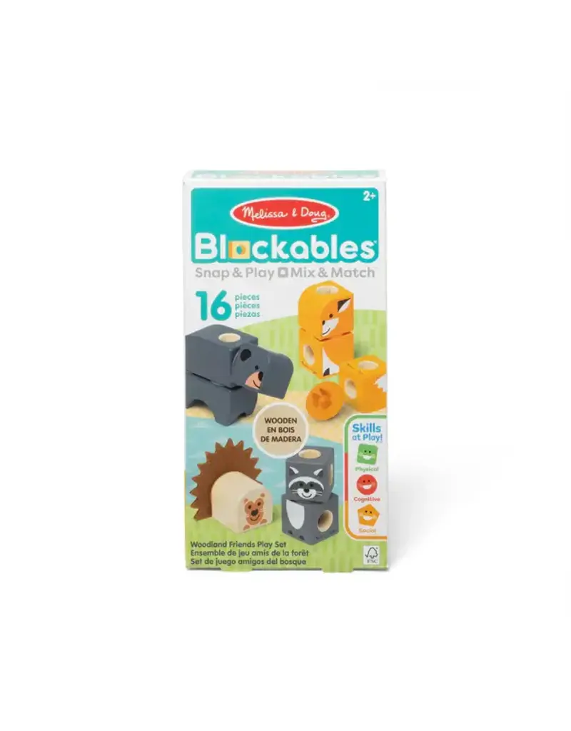 Melissa & Doug Blockables Woodland Friends