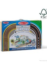 Melissa & Doug Wooden Take-Along Airport