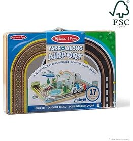 Melissa & Doug Wooden Take-Along Airport