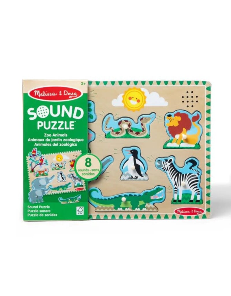 Melissa & Doug Sound Puzzle - Zoo Animals