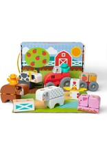 Melissa & Doug Melissa & Doug Blockables Farm Play Set