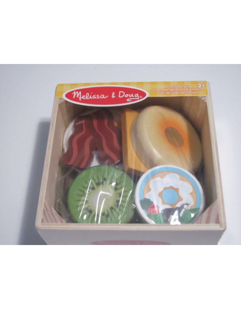 Melissa & Doug Breakfast Picnic Box Play Food Set
