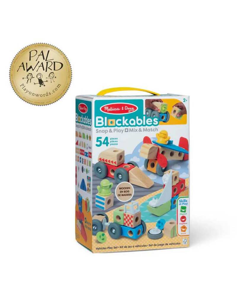Melissa & Doug Blockables Snap  & Play Mix & Match
