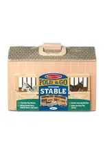 Melissa & Doug Wooden Fold & Go Stable