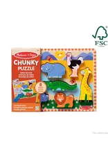 Melissa & Doug Chunky Puzzle - Safari Animals