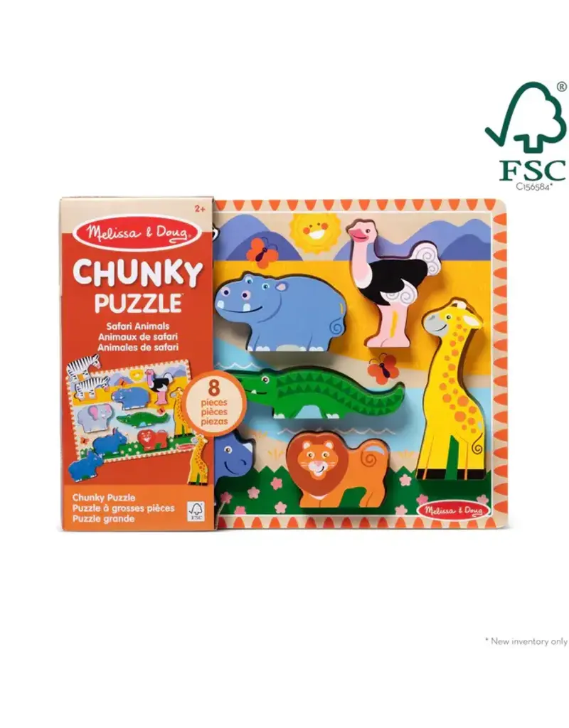 Melissa & Doug Chunky Puzzle - Safari Animals