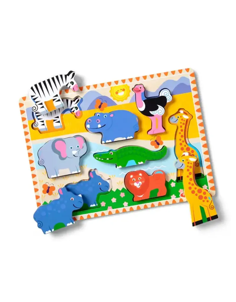Melissa & Doug Chunky Puzzle - Safari Animals