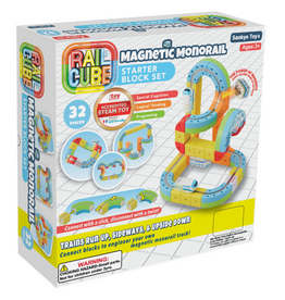 Sankyo Science Kit Rail Cube Starter Block Set Magnetic Monorail