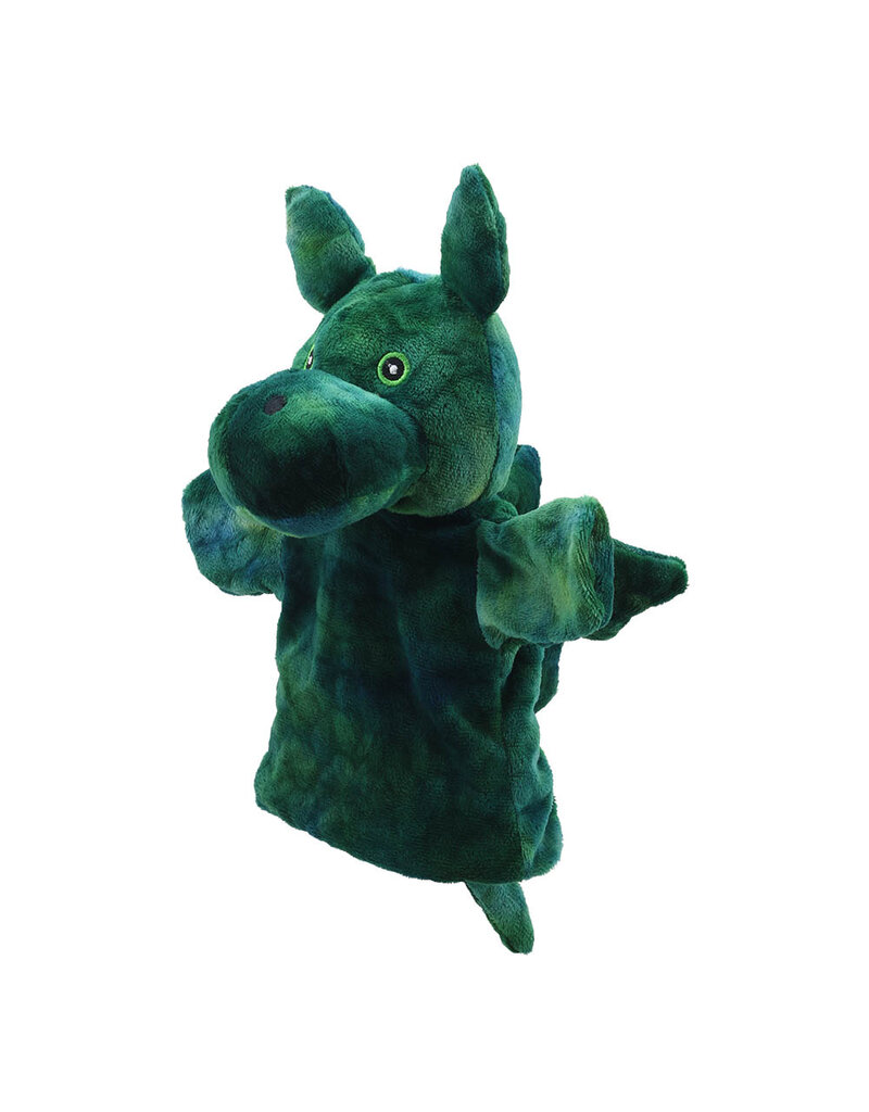 The Puppet Company Eco Animal Buddies Hand Puppet Dragon Green