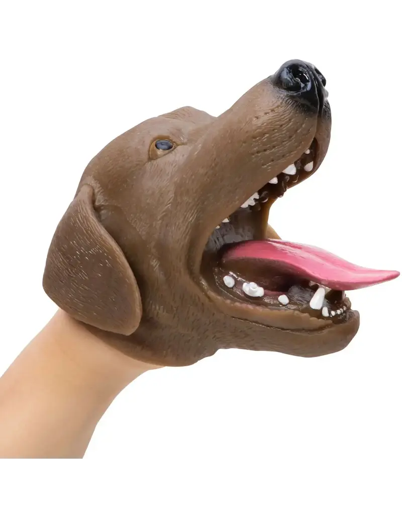 Schylling Novelty Stretchy Hand Puppet Dog (Assorted Colors)