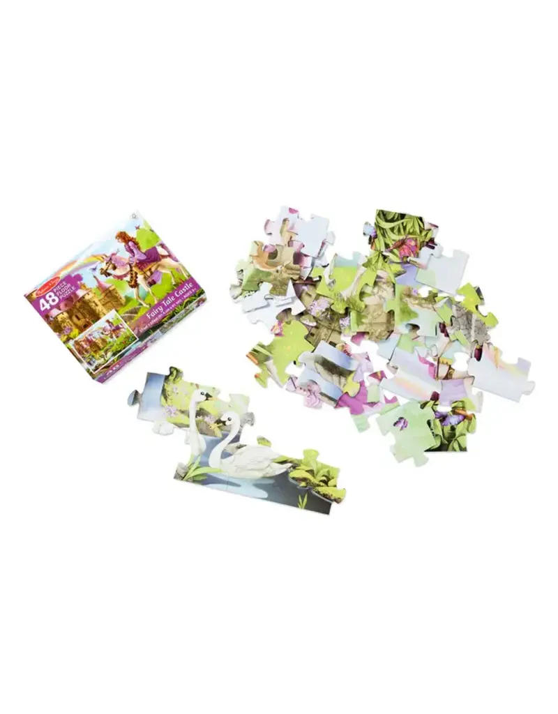 Melissa & Doug Floor Puzzle Fairy Tale Castle - 48 Piece