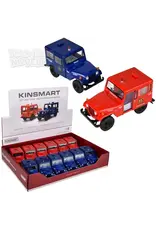 The toy network Diecast Pull Back Jeep Police and Firefighter (Colors Vary; Sold Individually)