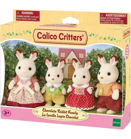 Epoch Calico Critters Chocolate Rabbit Family