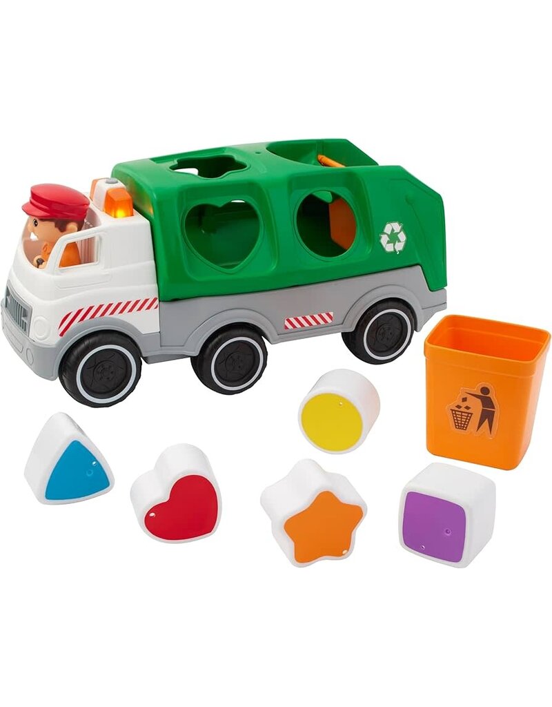 Kidoozie Shape Sorting Recycling Truck