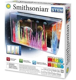 Toysmith Smithsonian Magic Rocks Instant Growing Crystal Kit | STEM
