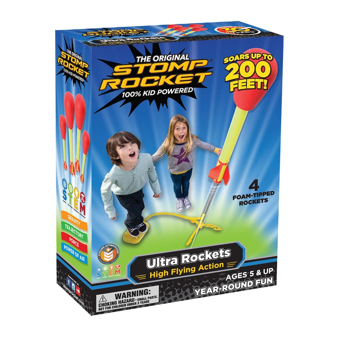 Stomp Rockets Science Class Stomp Rocket Stomp Rocket Ultra Rocket - Pow Science LLC