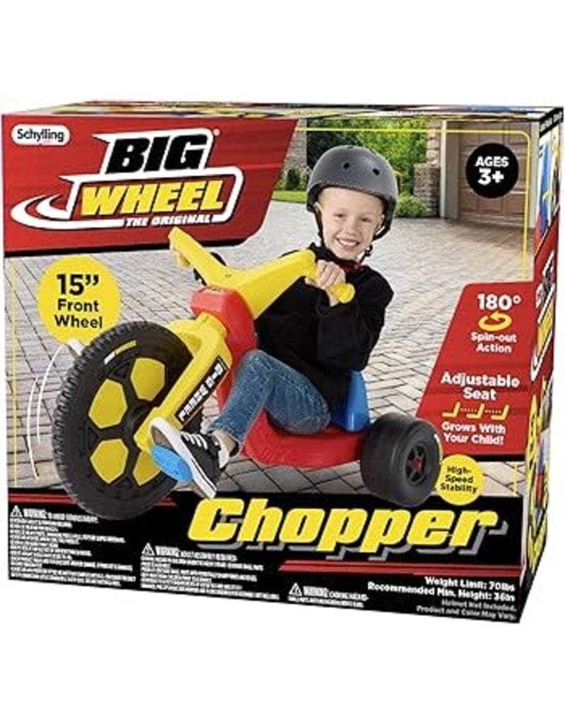 Schylling Big Wheel Chopper ( Weight Limit - 70 lbs ; Min Height - 36 in")