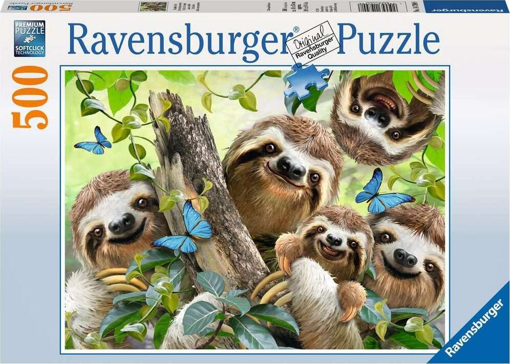 Puzzle Sloth Selfie 500pc