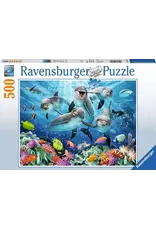 Ravensburger Dolphins in the Coral Reef 500 pc Puzzle
