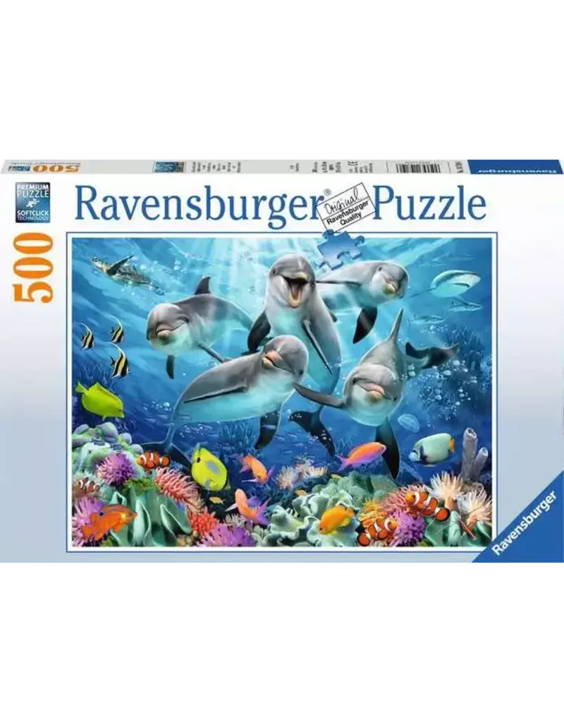 Ravensburger Dolphins in the Coral Reef 500 pc Puzzle