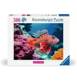 Ravensburger Colorful Animals Red Lionfish 500 pc Puzzle