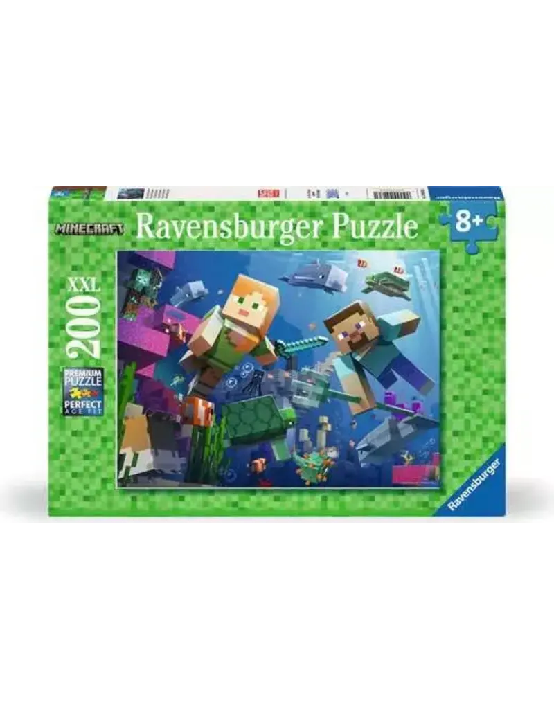Ravensburger Puzzle Minecraft Underwater 200 XXL