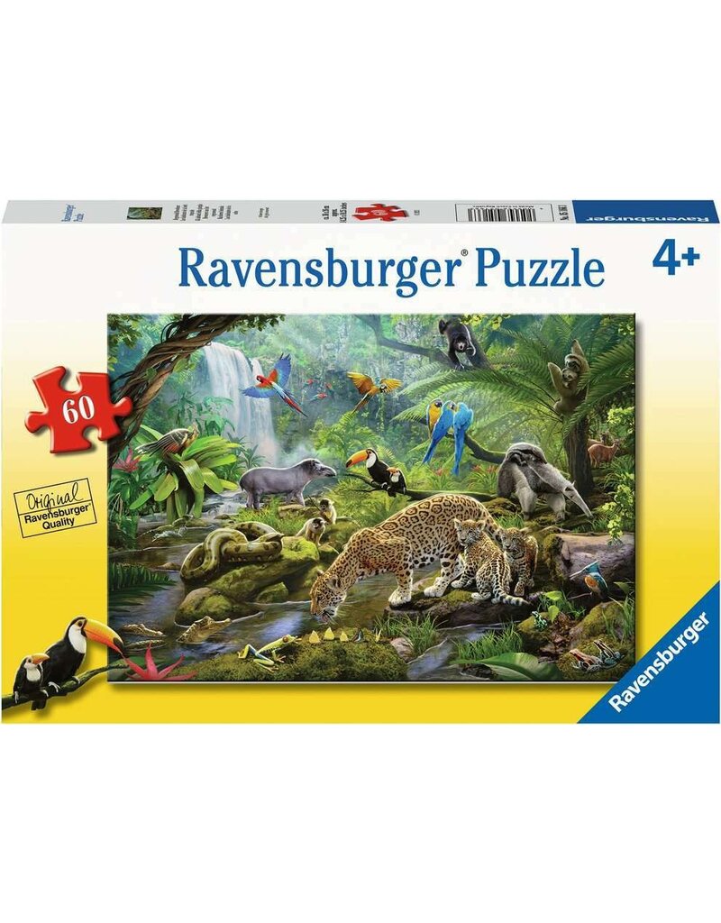 Ravensburger Ravensburger Puzzle  - Rainforest Animals (60 Pieces)