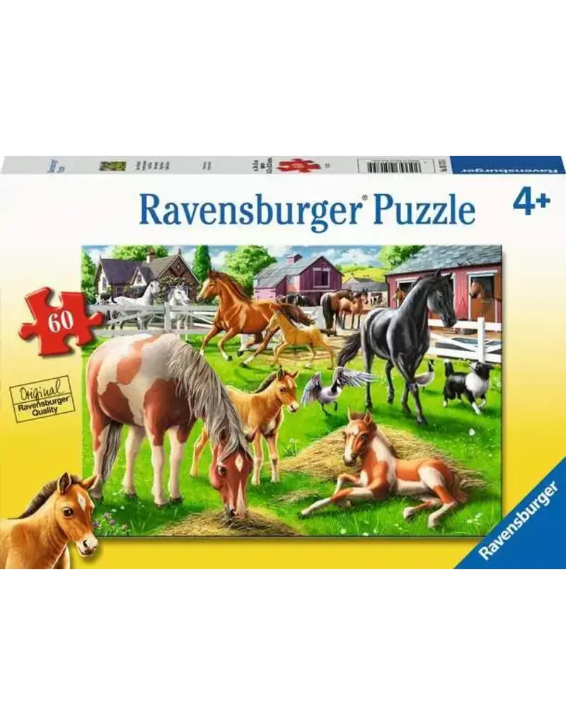 Ravensburger Ravensburger Puzzle - Happy Horses (60 Pieces)