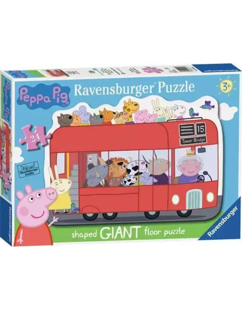 Ravensburger Ravensburger Puzzle - Peppa Pig London Bus -  Fun Day Out  ( 24 Pcs )