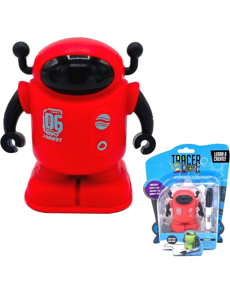 mukikiM Toys & Games Tracerbot Inductive Robot - Red