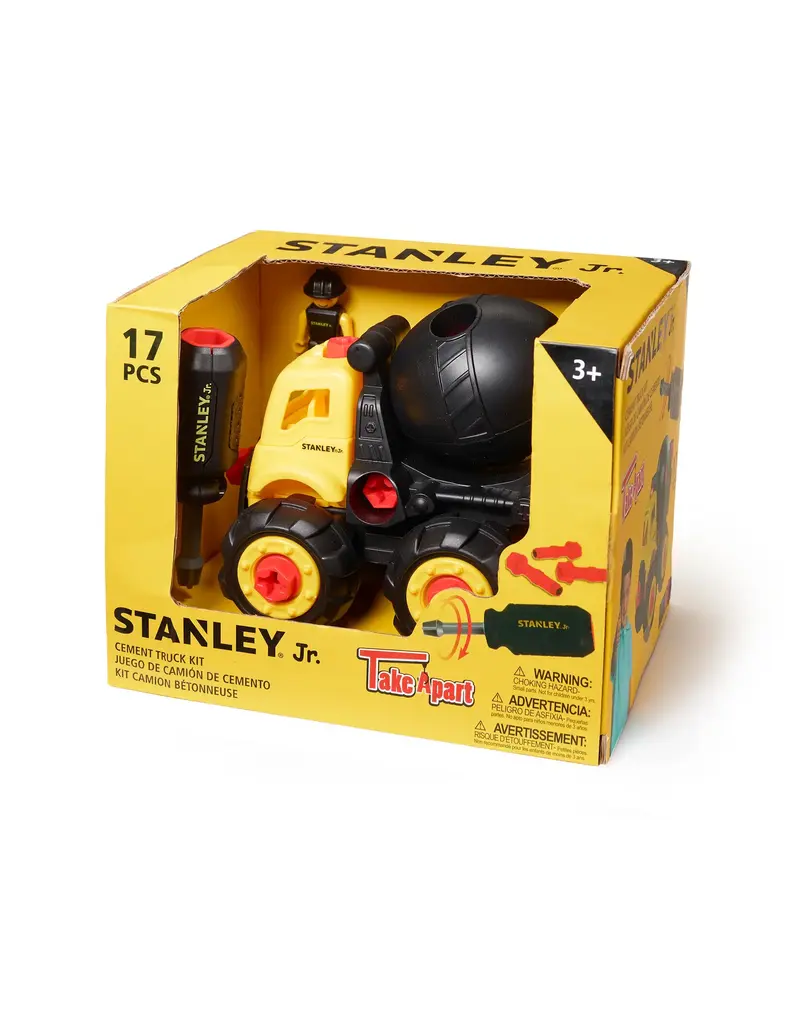 Toysmith Stanley Jr. Take Apart Classic Cement Mixer