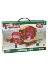 Schylling Lincoln Logs Fun on the Farm - Classic Toy