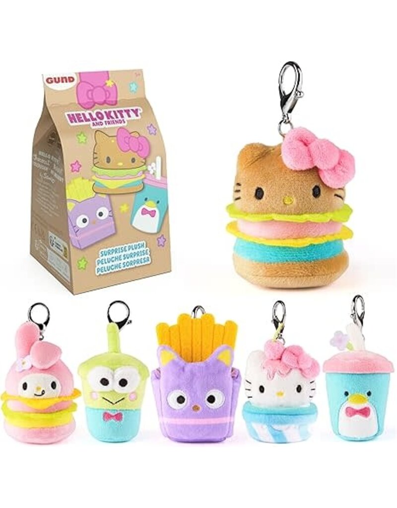 Gund Hello Kitty and Friends Surprise Plush Fast Food (Sold Single, Blind Pack)