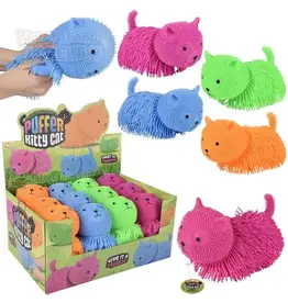 The toy network Shaggy Puffer Cat (Sold Individually, Colors May Vary)