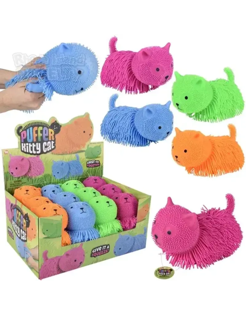 The toy network Shaggy Puffer Cat (Sold Individually, Colors May Vary)