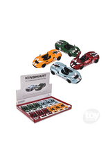The toy network Die Cast Pull Back McLaren Elva Livery ( Sold Individually; Assorted Colors)