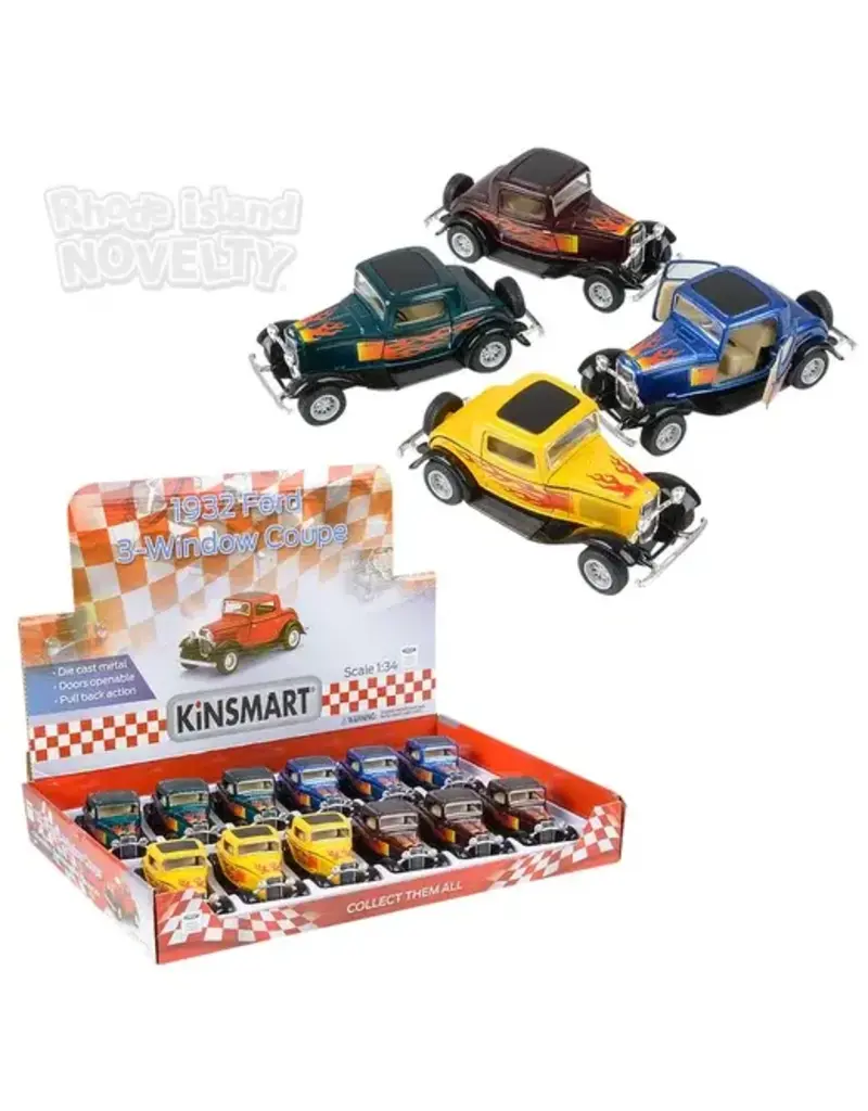 The toy network Vehicles 1932 Ford Flame Print 3 Window Coupe